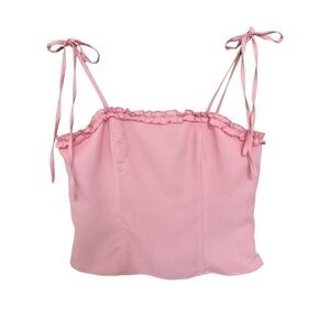 Superdown | Lea Cami Top in Baby Pink - Size Medium (NWT)